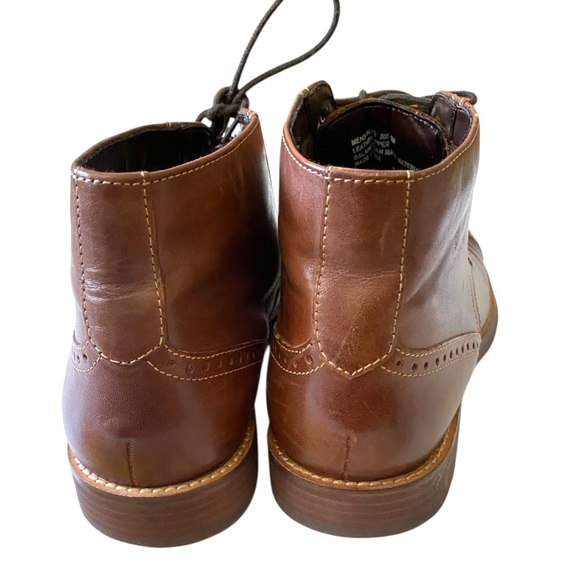 Nunn Bush Middleton Leather Cap Toe Chukka Boots 8 Preppy Workcore Cognac Brown main image 8